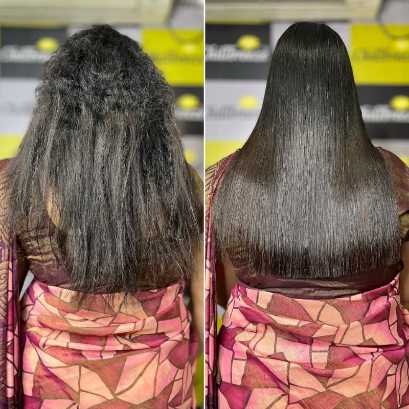 Hair smoothening