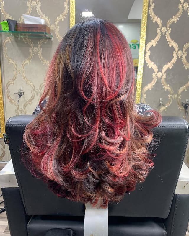 Hair cut and color
