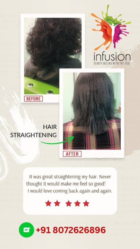 Hair straightening